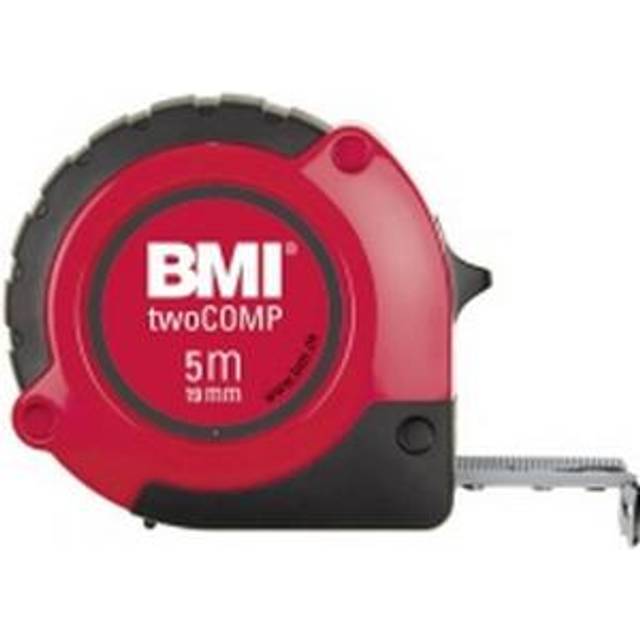 Måttband, twoCOMP med Magnethake, Vitt, EG II