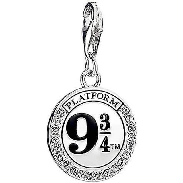 Harry Potter Sterling Silver Platform 9 3/4 Necklace Embellished with Swarovski Crystals