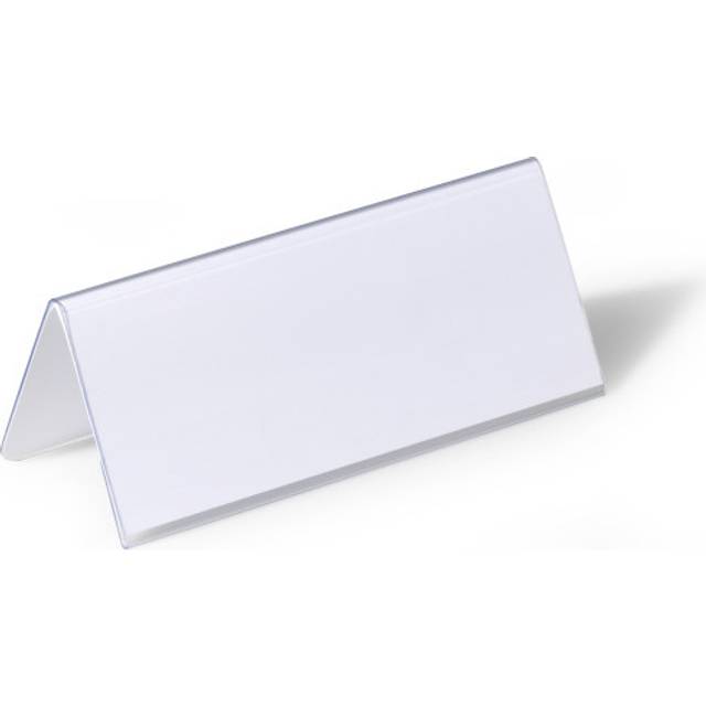 Durable Table Place Name Holder 61x150mm (25 Pack)