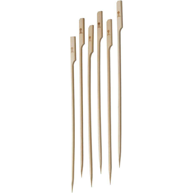 Bamboo Skewers, Brown - One Size