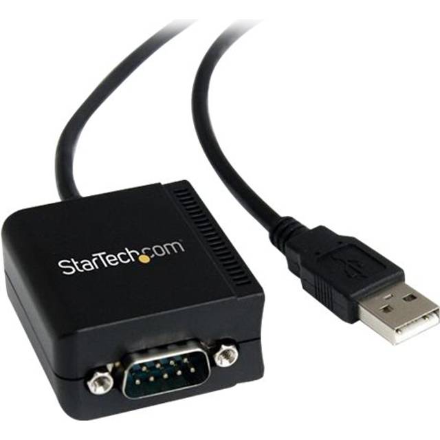 StarTech.com 1 port FTDI USB till RS232 adapterkabel optiskt isolerad – seriell RS-232 DB9-adapter