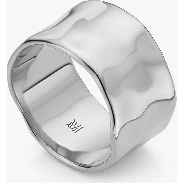 Monica Vinader Siren Muse Wide Ring, Silver