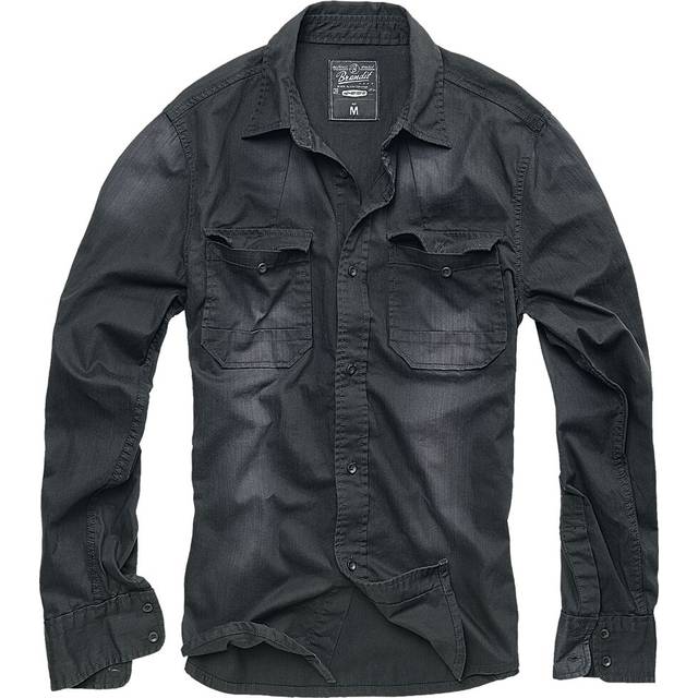 Brandit Hardee denimskjorta för män och jeans, svart, M