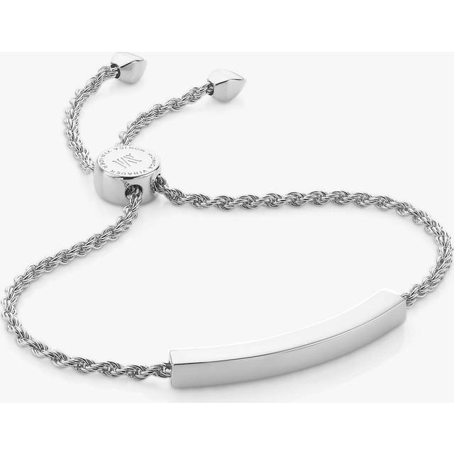 Monica Vinader Womens Silver (silver) Linear Sterling Friendship Bracelet - silver (Silver)