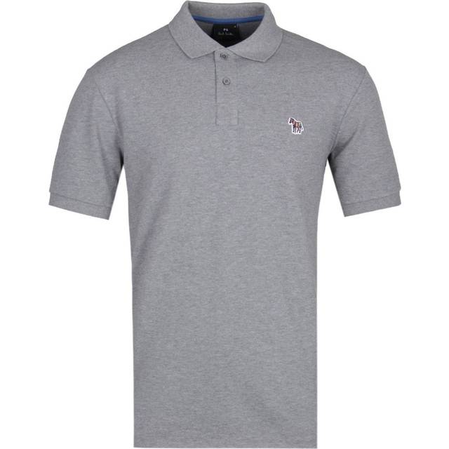 Paul Smith Men's Short Sleeve Zebra Polo Shirt - Grey - Size: 38/Regular