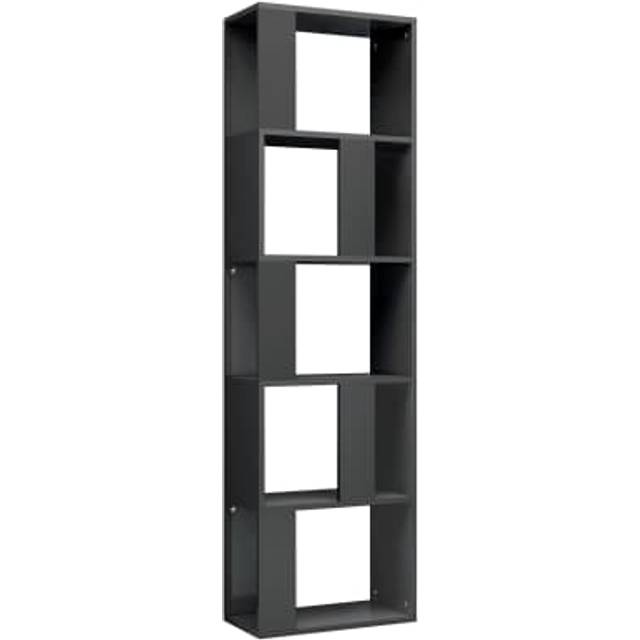 vidaXL Book Cabinet/Room Divider White 45x24x159 cm Engineered Wood