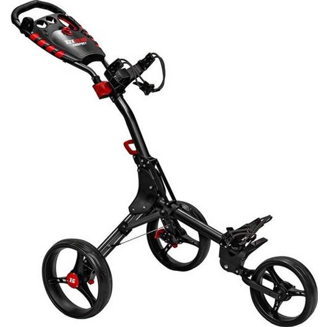 Easyglide Compact 3 Wheel Push Golf Trolley Black