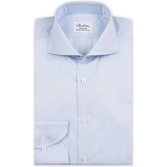 Stenströms 11 RC Cuff Herr Långärmade Skjortor Stl. 42 - Från Magasin - Light Blue Stripe (42)