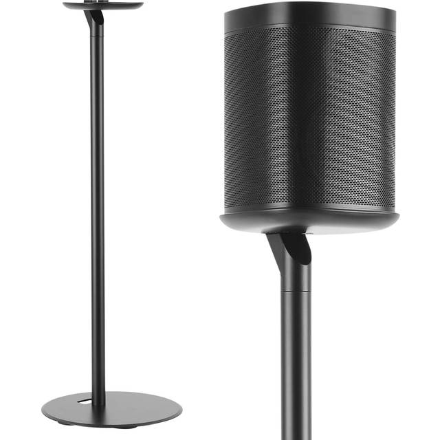 Sonos Floor Stand Holder One Play / Sl Speaker Bracket Black Cable Route 72cm Uk