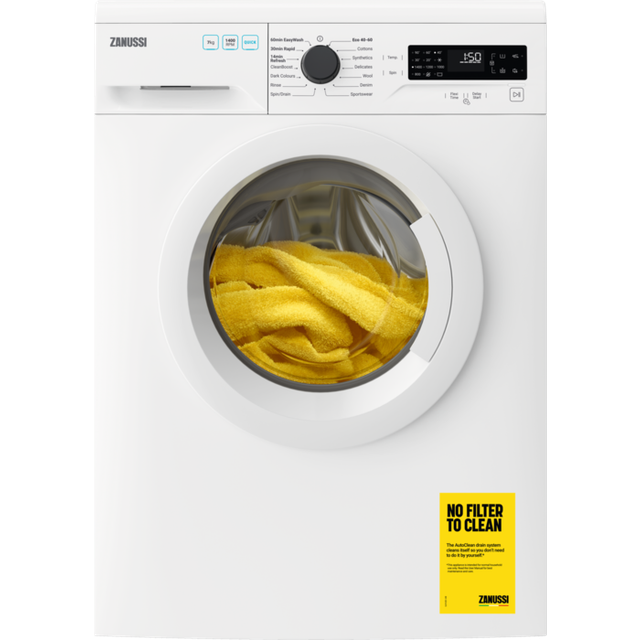 Zanussi ZWF745B4PW Freestanding Washing Machine