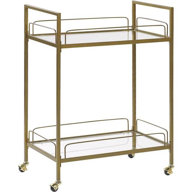Kitchen Trolley VENETA Metal Gold