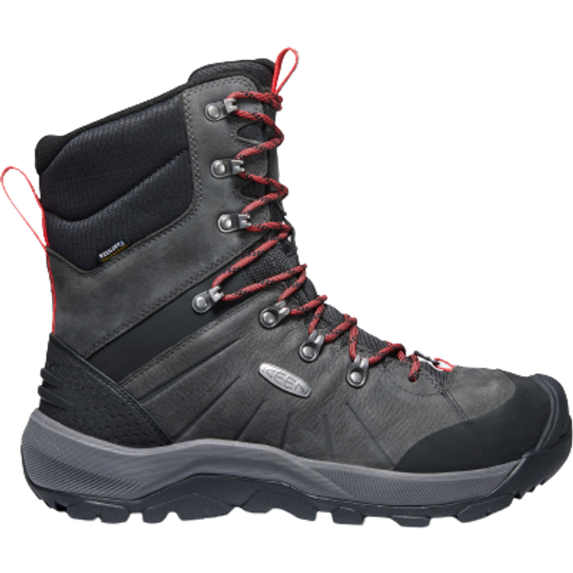 Keen Keen Revel IV High Polar Leather Textile Men's Ankle Boots - Magnet Red Carpet - UK 8