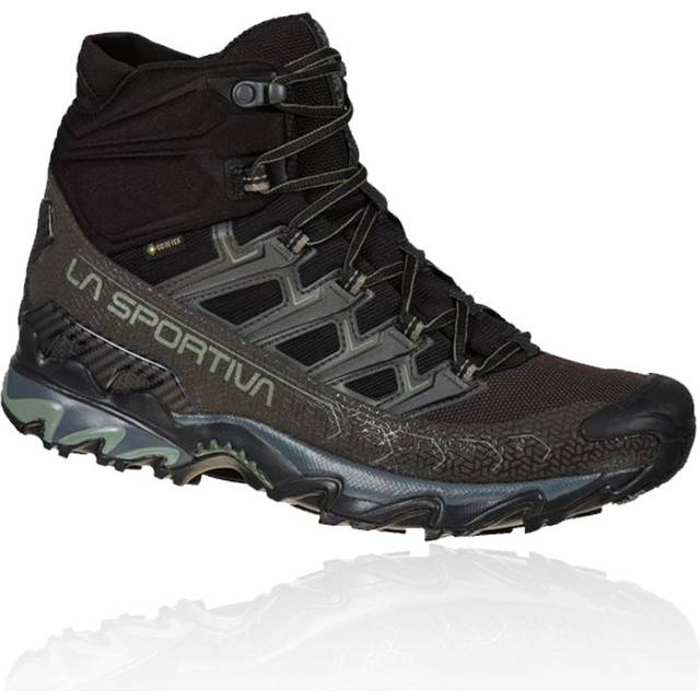 La Sportiva Ultra Raptor II Mid GTX Hiking Boots UK 11.5 Black/Clay - Black/Grey