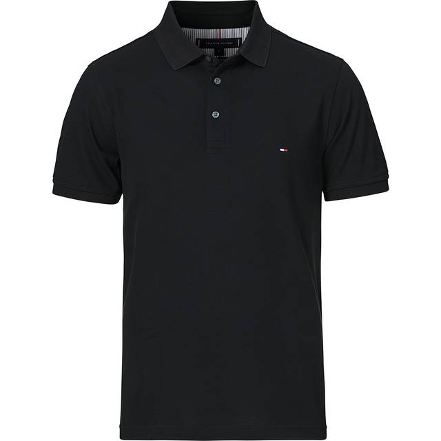 Men's Tommy Hilfiger Core 1985 Slim Mens Polo Shirt - Blue/Black - Size: Regular/36