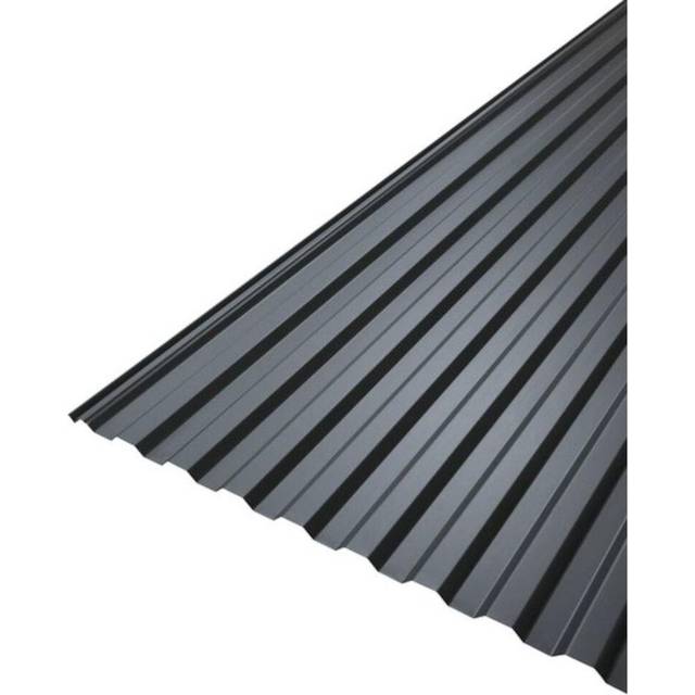 TAKPLÅT 20-105 SVART L=2500 EKONOMI 76001 HC25 0,5MM | Beijerbygg Byggmaterial