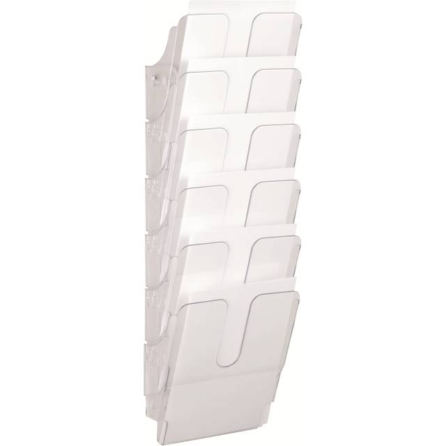 DURABLE FLEXIPLUS Literature Display 1700008401 A4 Polystyrene Transparent 26.6 x 34.4 x 34.8 cm