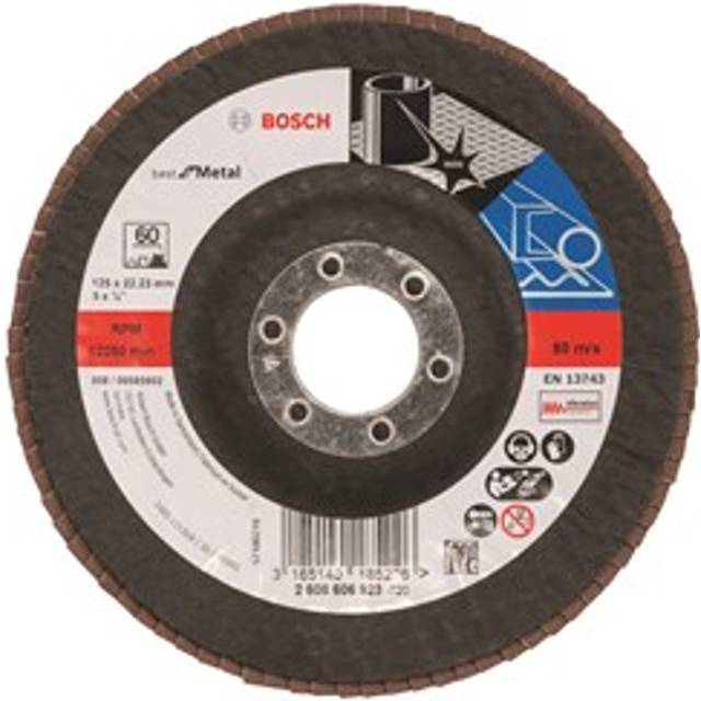 Bosch Flap disc X571 Best for Metal D= 115 mm; G= 60 angled 2608605451