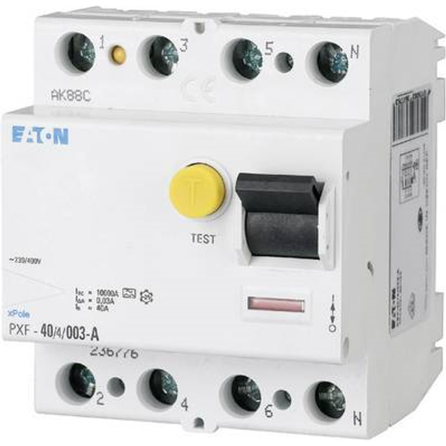 PXF-40/4/03-A - Residual current breaker 4-p 40/0,3A PXF-40/4/03-A