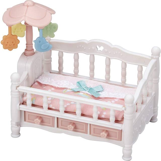 Sylvanian Families 5534 Babybett mit Mobile - Puppenhaus Spielset