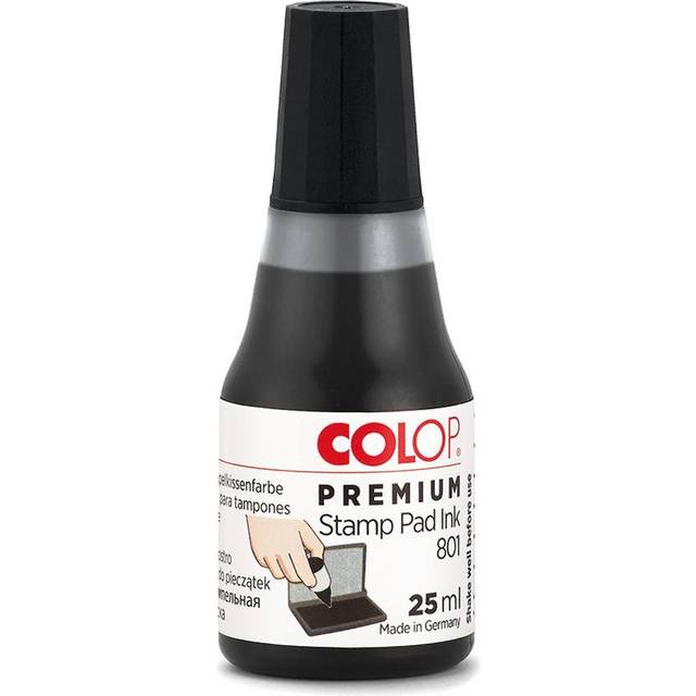Stämpelfärg COLOP 801 25ml röd