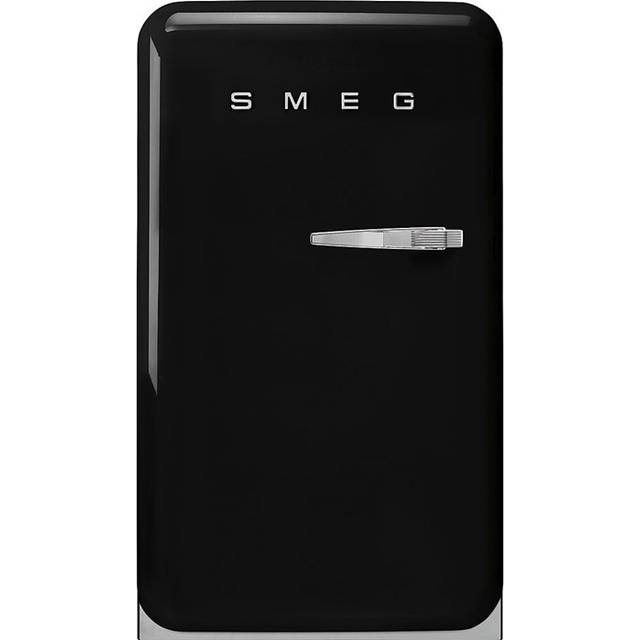 Smeg - Smeg Kylskåp med frys FAB10L Vänsterhäng Svart