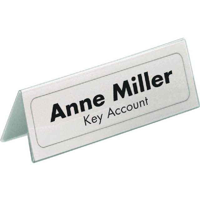 Durable Inserts for Duraprint Table Name Holder Ref 1458/02 Pack 40