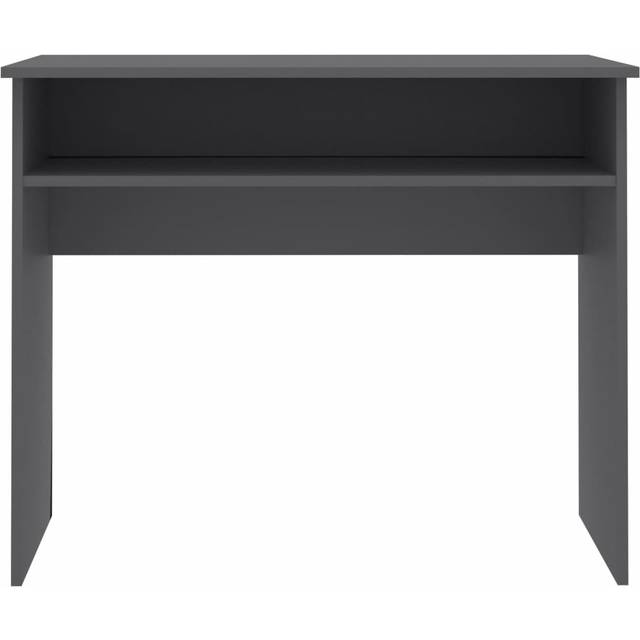 vidaXL Desk Concrete Grey 90x50x74 cm Engineered Wood