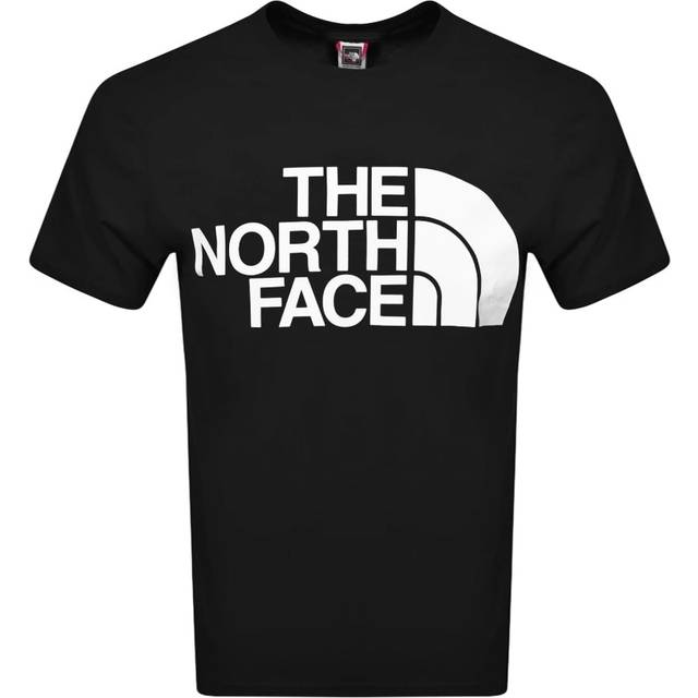 The North Face Mens M Standard SS T Shirt in Black Cotton - Size Small