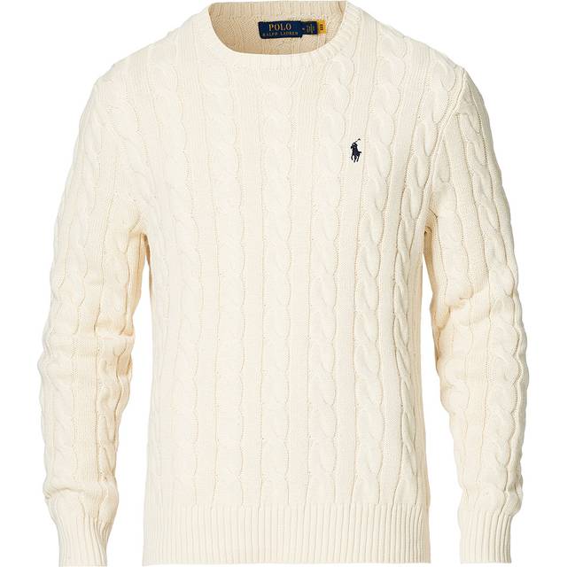 Polo Ralph Lauren Cable-Knit Cotton Sweater - Cream