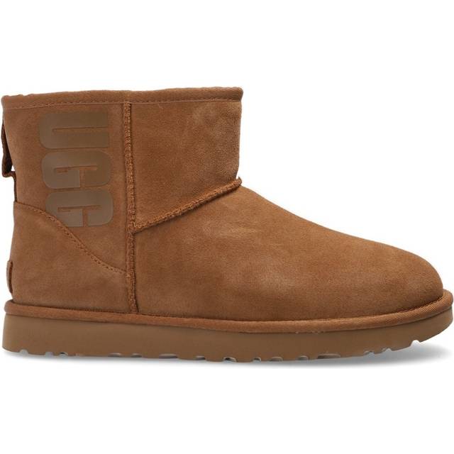 (WMNS) UGG Classic Mini UGG Rubber Logo 'Chestnut' 1108231-CHE - Chestnut Brown - 6