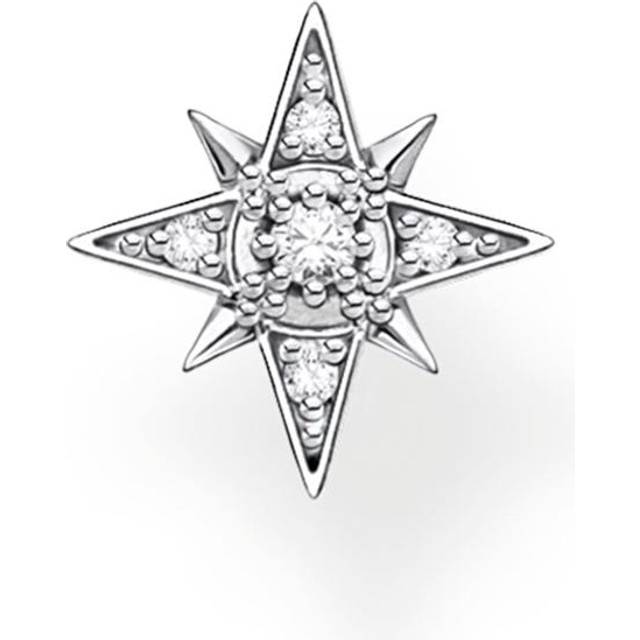 Thomas Sabo Star Single Ear Stud, White, Women