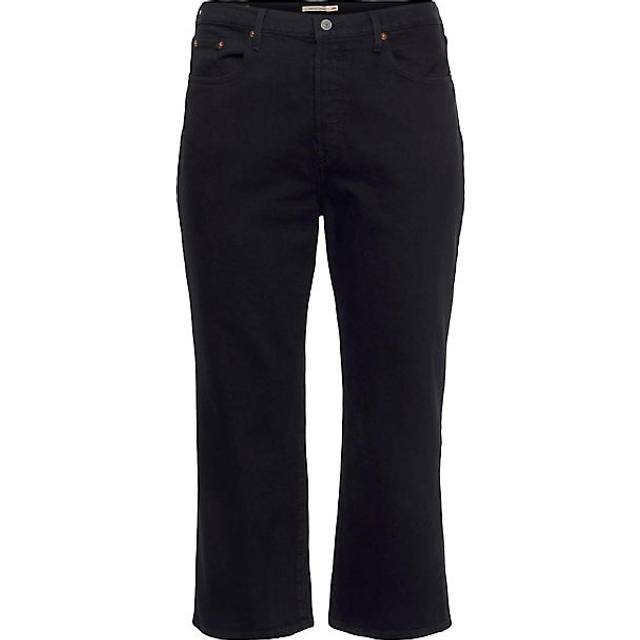 Ribcage Straight Ankle Jeans - Black Sprout - W42 L32