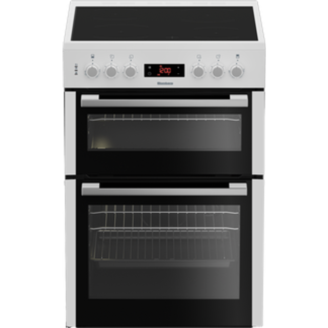 Blomberg HKN65W 60cm Electric Double Oven with Ceramic Hob White