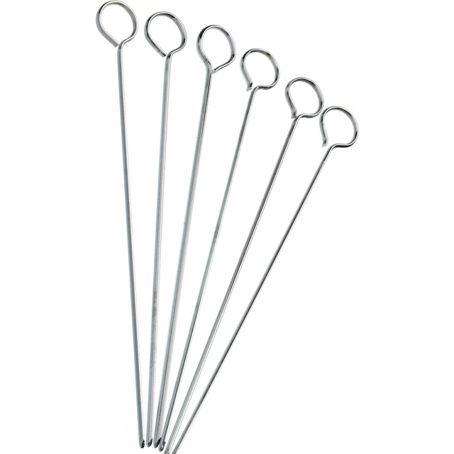 Flat Sided Skewers Pack of Six 20cm