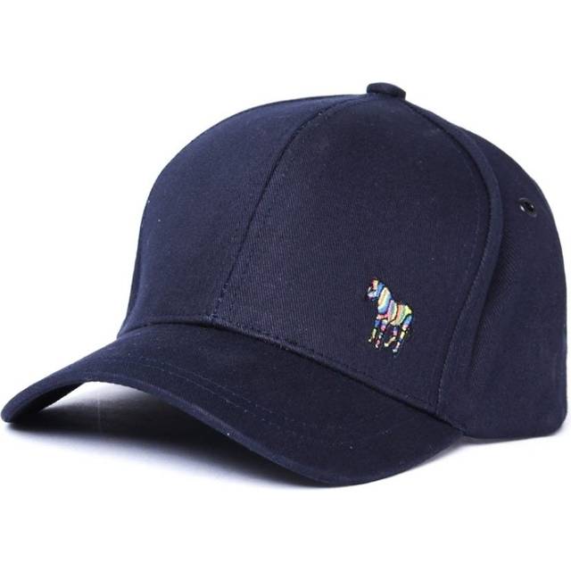 PS Paul Smith Zebra Cotton-Twill Cap - Blue - One Size