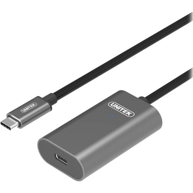 UNITEK Signalförstärkare 5m USB3.1 Type-C Aluminium Svart U305A