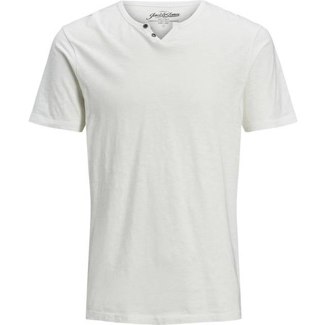 JACK & JONES Herr Jjesplit Neck Tee Ss Noos T-shirt, Molndansare, S