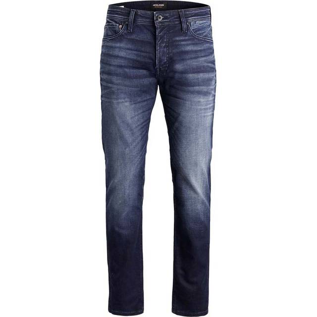 Jack & Jones mäns jeans med lös passform, Blå denim, 31W x 34L
