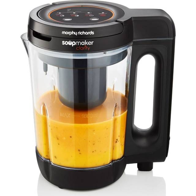 Morphy Richards 501050 Clarity Soup Maker, 1000 W, 1.6 Litre - Clear/Black