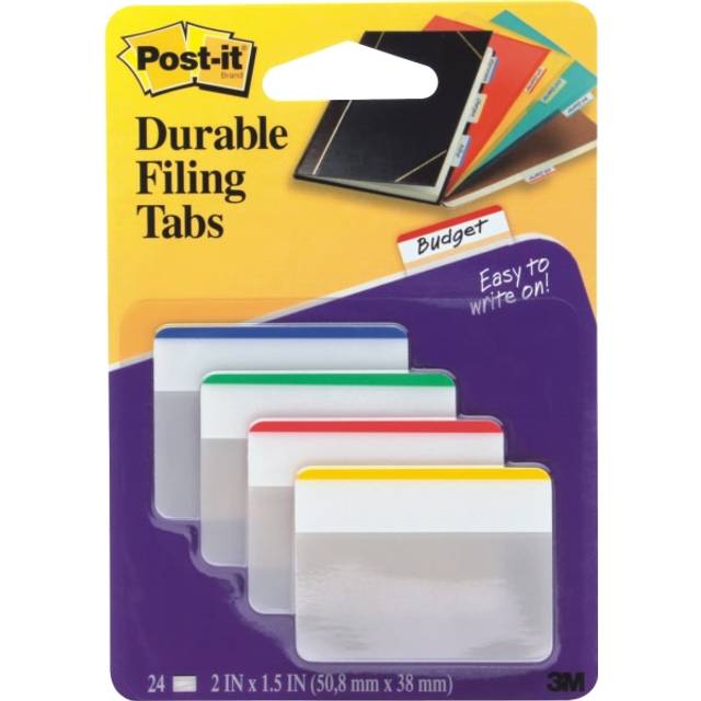 Indexflik 38mm x 50,8mm | 3M Post-it | mappflikar | 6st x 4