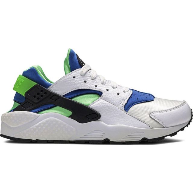 Nike Air Huarache 'Scream Green' 2021 DD1068-100 - White/Blue/Green - 5