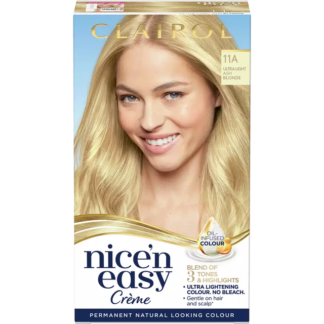 Clairol Nice 'n Easy Hair Dye 11A Ultra Light Ash Blonde