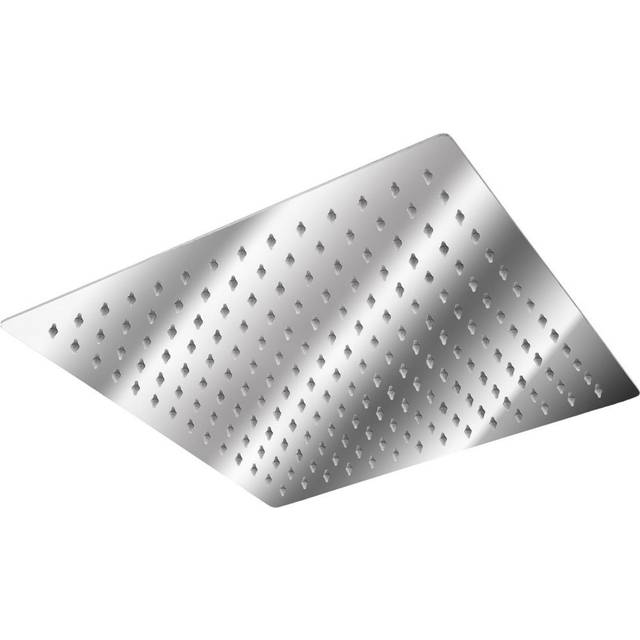 Tectake Shower Head Square, Stainless Steel 30x30cm, Silver