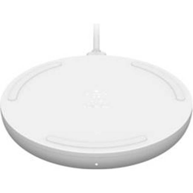 Belkin boost charge wireless charging pad 10w. white. + power supply. led light.