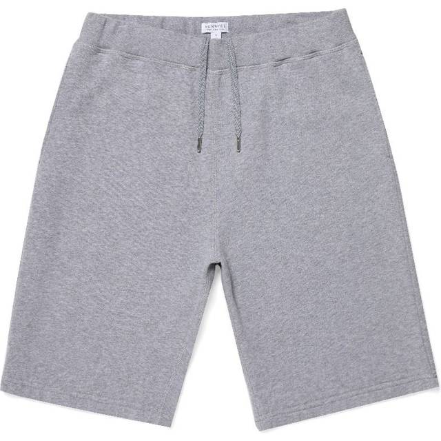 Sunspel Gray Loopback Shorts - GYAA GREY MELANGE - XXL