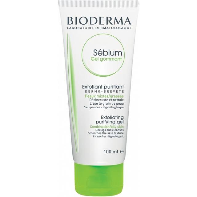 Bioderma Sebium Exfoliating Gel Purifying Face Wash For Sensitive Acne-Prone Skin With Glycolic And Salicylic Acid 100ml