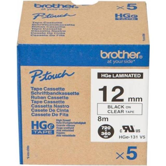 Brother HGE-131V5 label-making tape