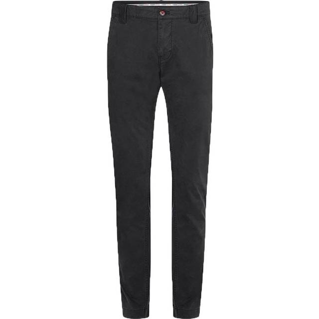 Tommy Jeans Scanton Slim Fit Chinos - Black, Black, Size 38, Inside Leg Regular, Men -  inside leg REGULAR,38
