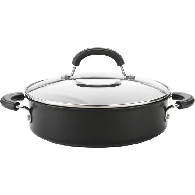 Circulon Total Hard Anodised Shallow Casserole, 24cm