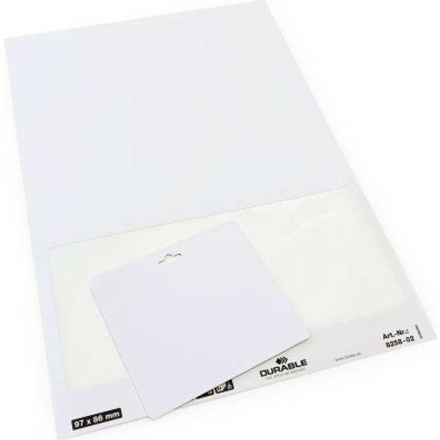 Durable Euro Hook Badge Sheet 97x86mm
